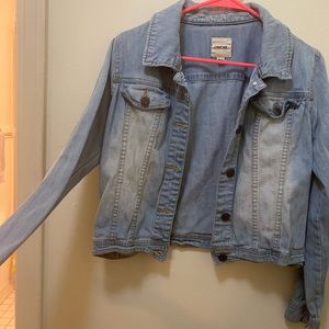 Faded jean jacket
